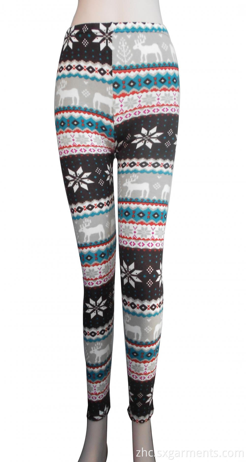 Lady's 98%polyester 2%spandes Leggings